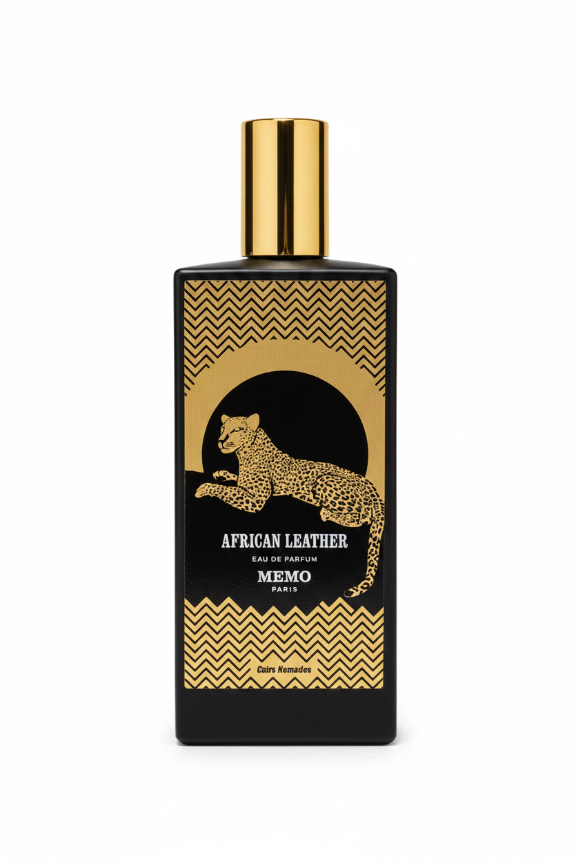 Memo Paris African Leather EDP 75ml – Woody perfume; warm, rich, grounded and characterful.