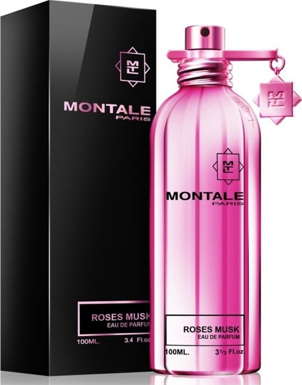 Montale Roses Musk EDP 100ml – Musk perfume; soft, clean, skin-like and musky.