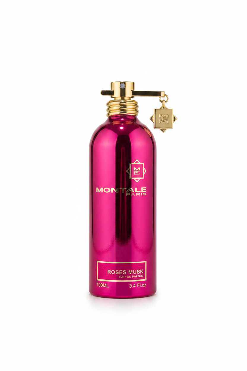 Montale Roses Musk EDP 100ml – Musk perfume; soft, clean, skin-like and musky.