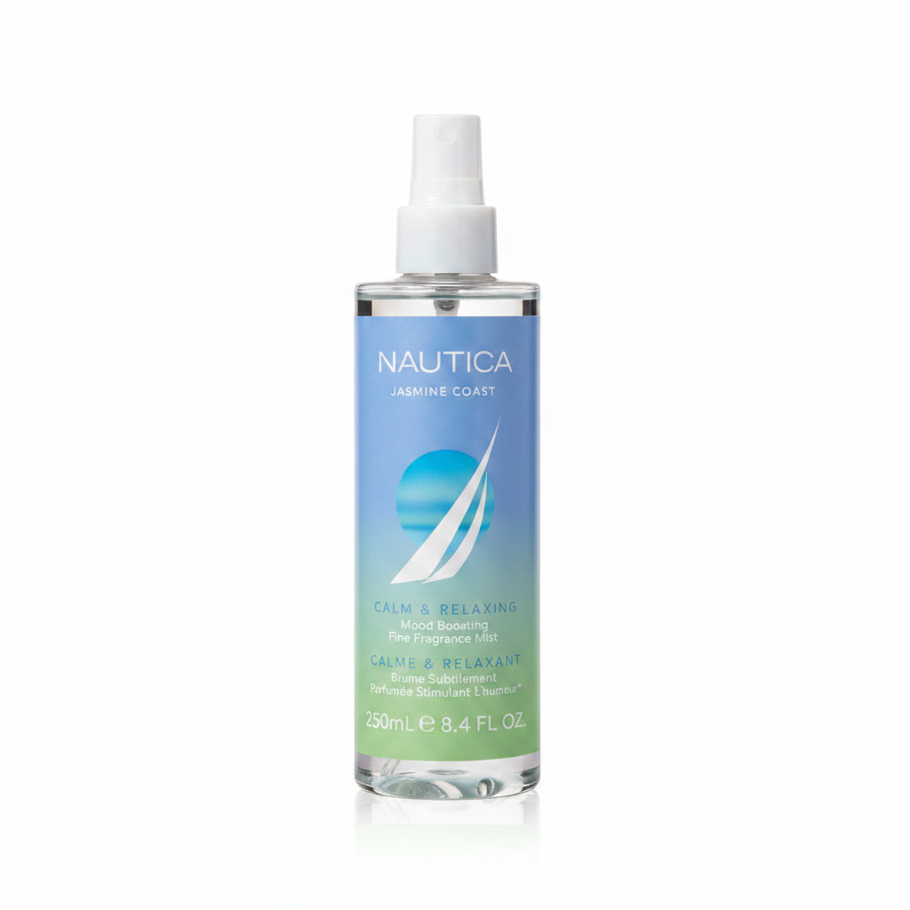 Nautica Jasmine Coast Fine Fragrance Mist 250ml – Fresh perfume; crisp, bright, airy and clean.