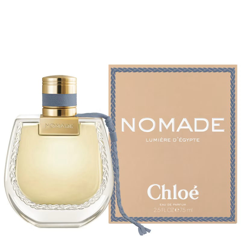 Chloé Nomade Lumière d'Égypte Eau de Parfum 75ml product image — floral amber fragrance with blue lotus; for women; suitable for spring, autumn