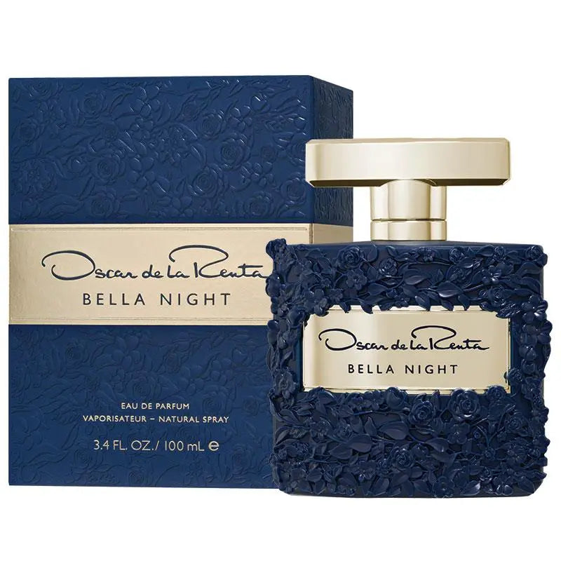 Oscar de la Renta Bella Night EDP 100ml – Floral Fruity Gourmand perfume; sweet, creamy, cosy and dessert-like.