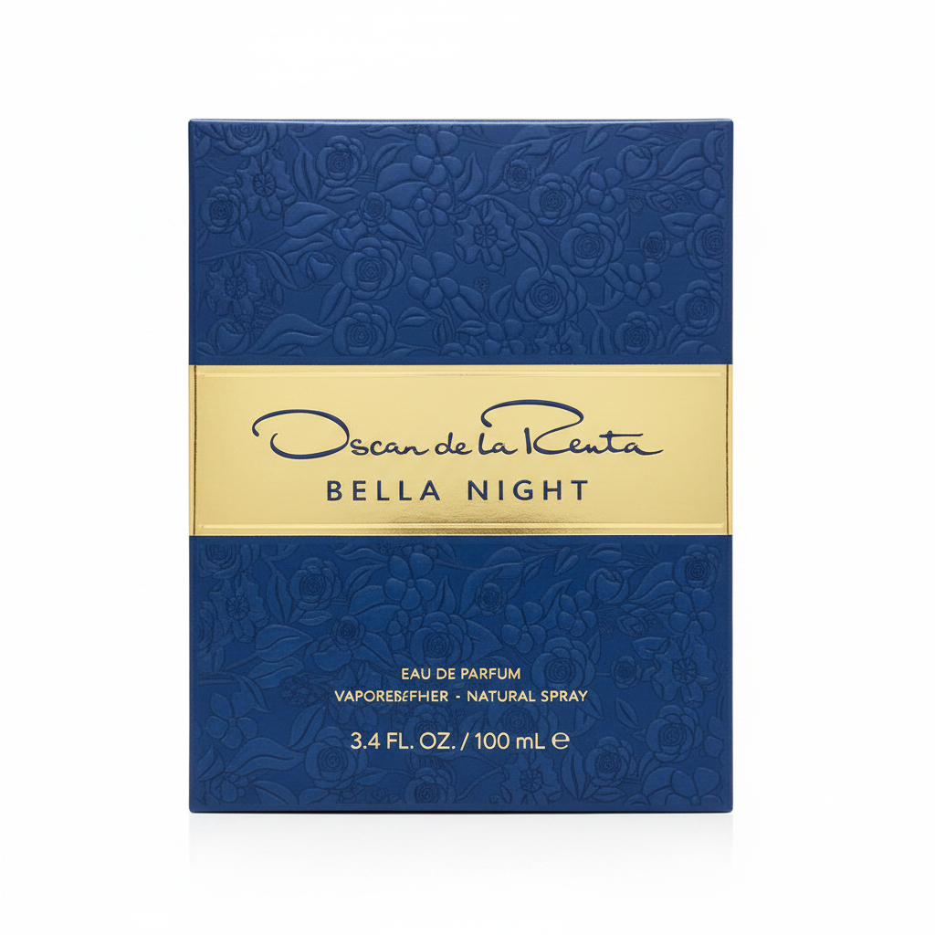 Oscar de la Renta Bella Night EDP 100ml – Floral Fruity Gourmand perfume; sweet, creamy, cosy and dessert-like.