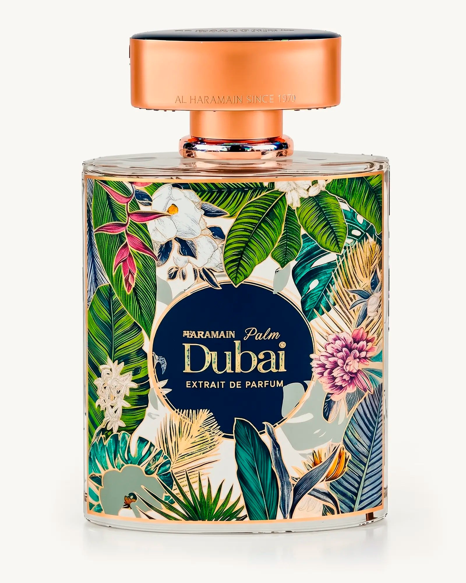 Al Haramain Palm Dubai Extrait de Parfum 100ml fragrance image; citrus aromatic floral scent with Lavender, Bergamot and Patchouli; for all genders; suited to spring and summer.