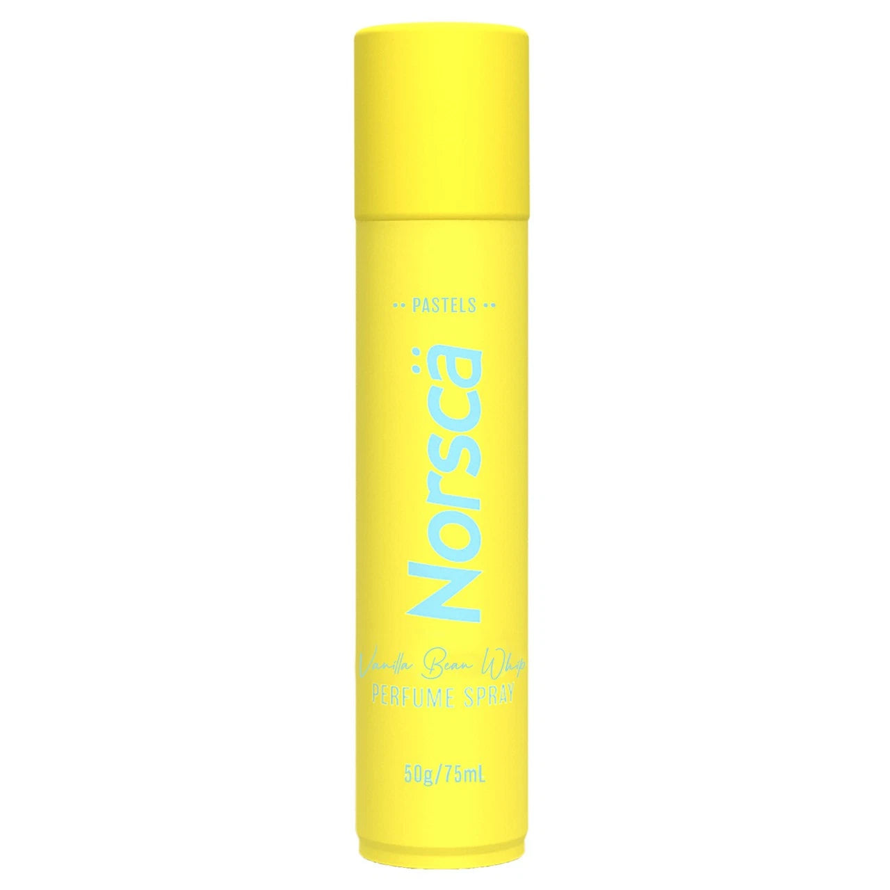 Norsca Pastels Vanilla Bean Whip Perfume Spray 50g fragrance image; vanilla coconut caramel scent with ; for women; suited to spring and summer.