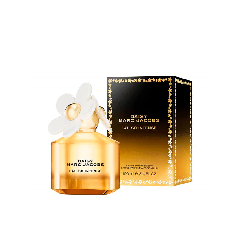 Marc Jacobs Daisy Eau So Intense Eau De Parfum 100ml fragrance image; fruity floral honey scent with Strawberry, Pear and Musk; for women; suited to autumn and winter.