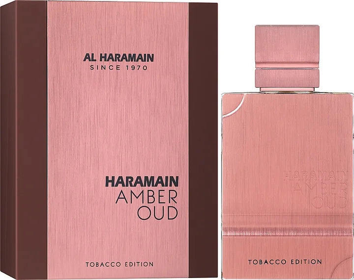 Al Haramain Amber Oud Tobacco Edit 60ml fragrance image; warm spicy tobacco scent with Ginger, Black pepper and Dried fruits; for all genders; suited to autumn.