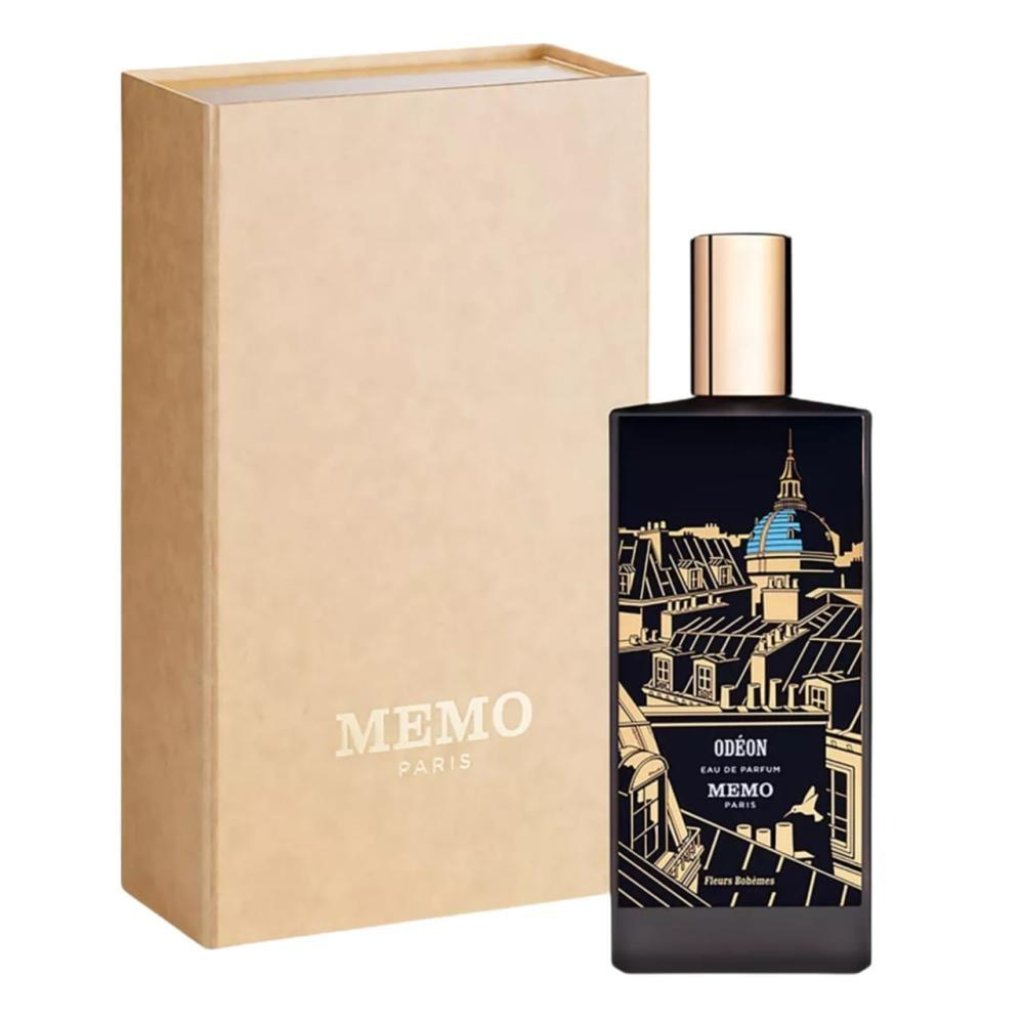 Memo Paris Odéon Eau de Parfum 75ml product image — floral amber fragrance with rose; for unisex; suitable for autumn, winter